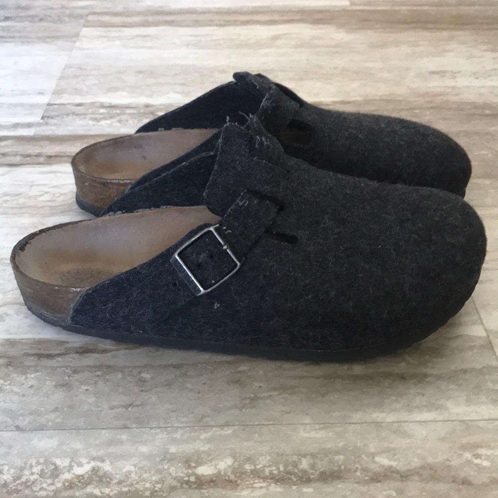 Birkenstock Shoes Ladies 8 Men’s 6 Black Clogs